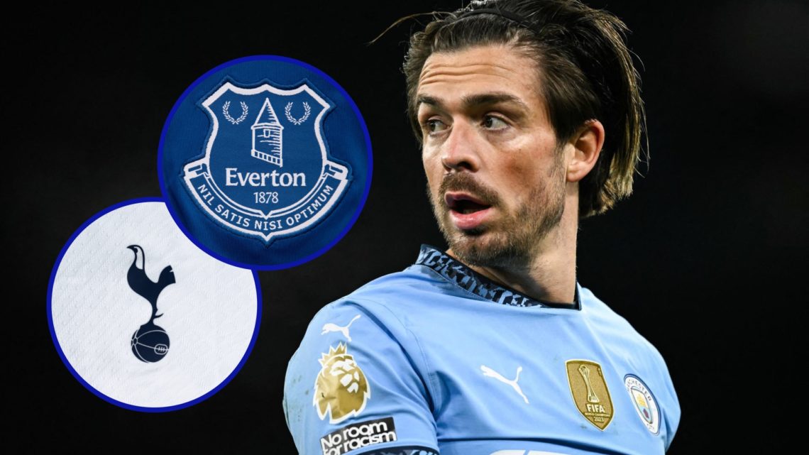 Jack Grealish plays for Manchester City in the Premier League vs West Ham United.