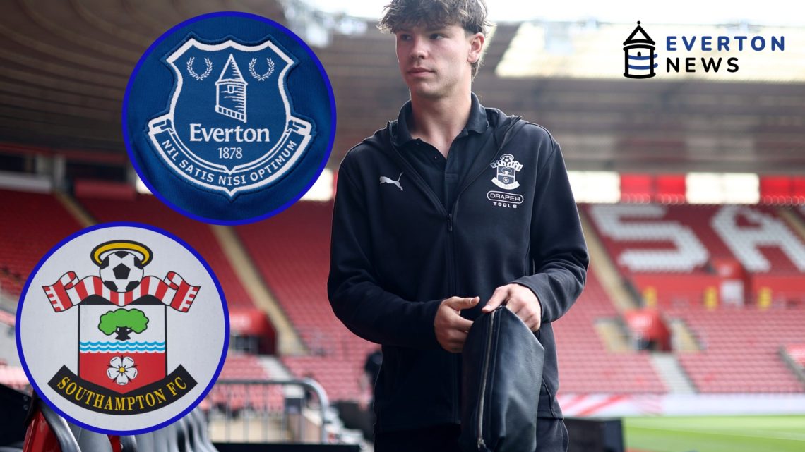 Tyler Dibling arrives to St Mary's ahead of Southampton vs Aston Villa in the Premier League.
