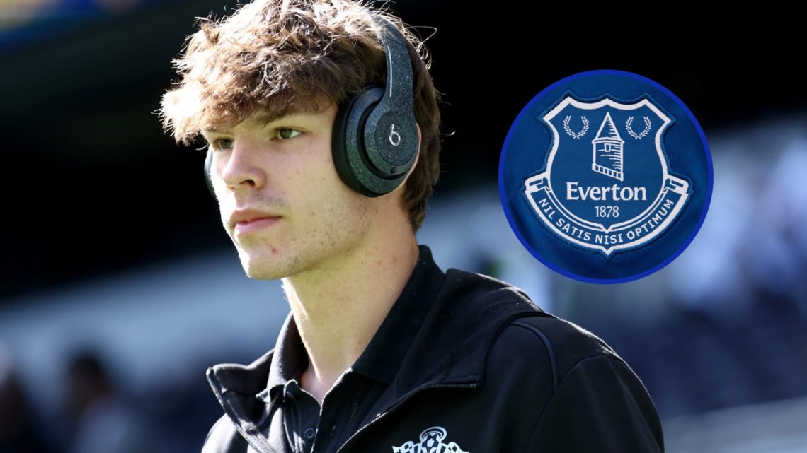 Tyler Dibling walks out ahead of Southampton's away game against Tottenham Hotspur.