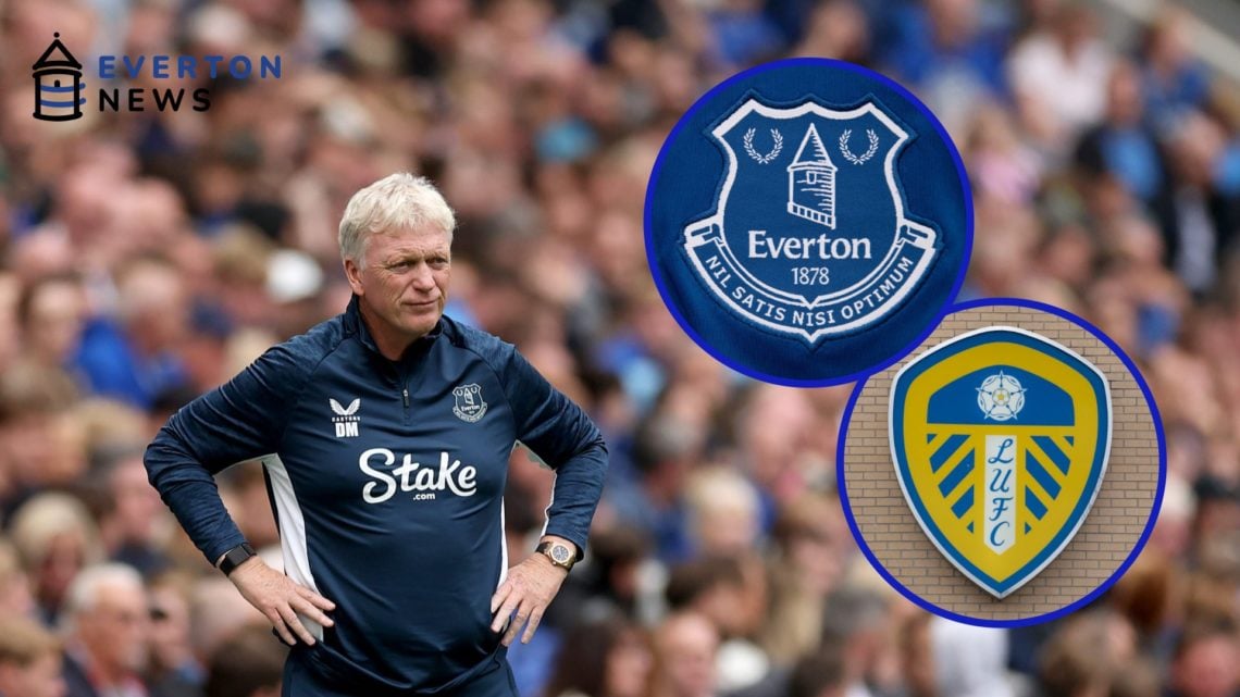 David Moyes stands on the sideline at the Hill Dickinson Stadium for Everton vs AS Roma.