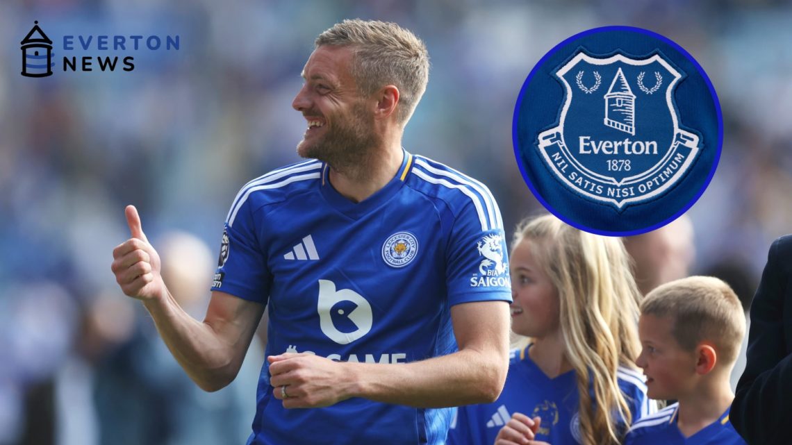Jamie Vardy claps the Leicester City fans following his final game against Ipswich Town.