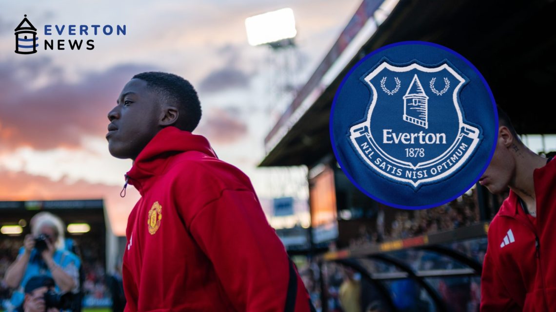 Kobbie Mainoo leads Manchester United out ahead of their clash against Grimsby Town.