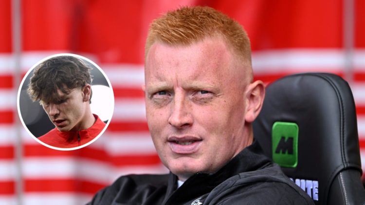 Southampton manager Will Still. Inset of Tyler Dibling.