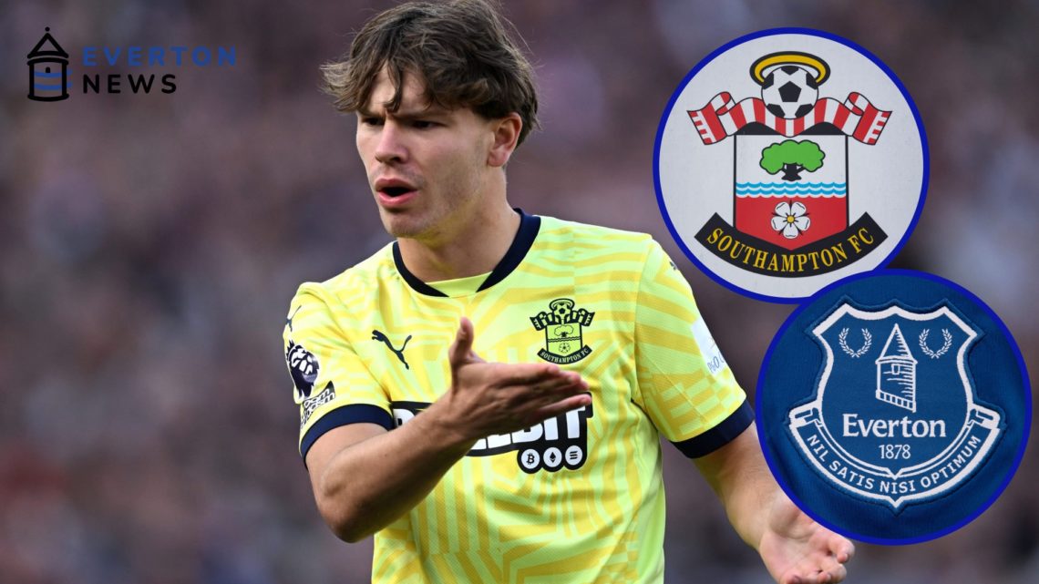 Tyler Dibling reacts as Southampton play West Ham United in the Premier League.