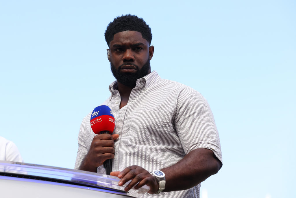Micah Richards on punditry duty.
