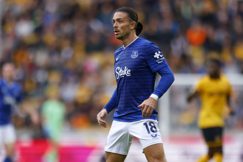 Jack Grealish during Wolves against Everton.