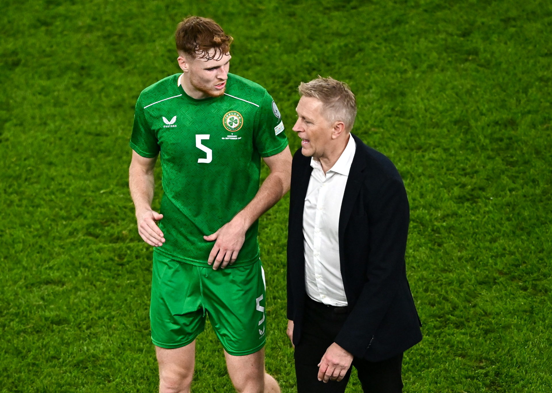 Republic of Ireland defender Jake O'Brien.