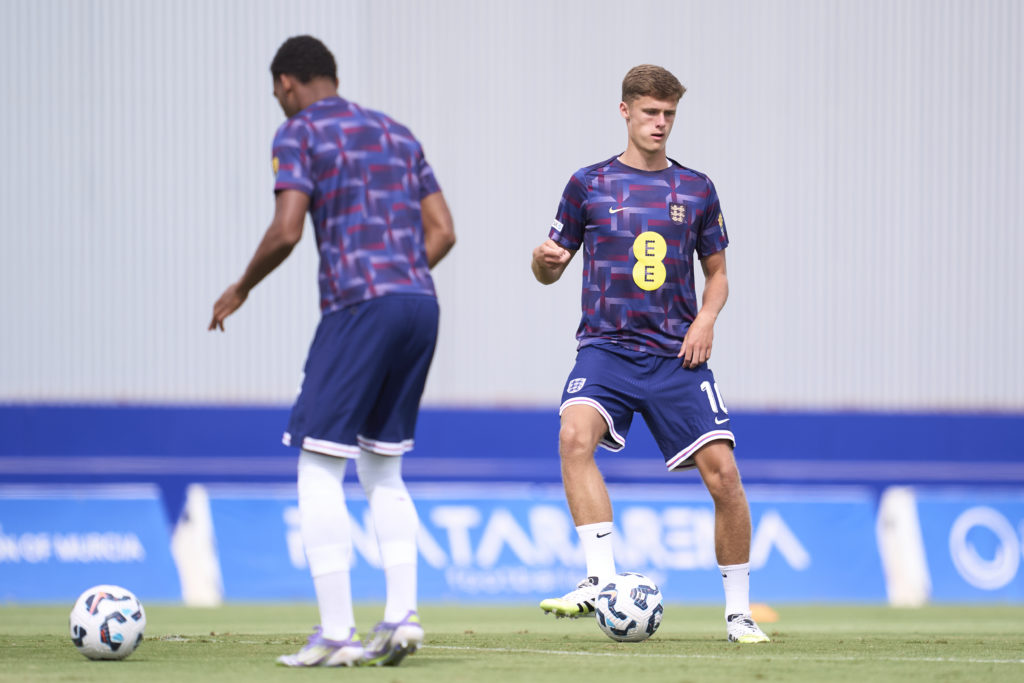 Harrison Armstrong training for the England U19s