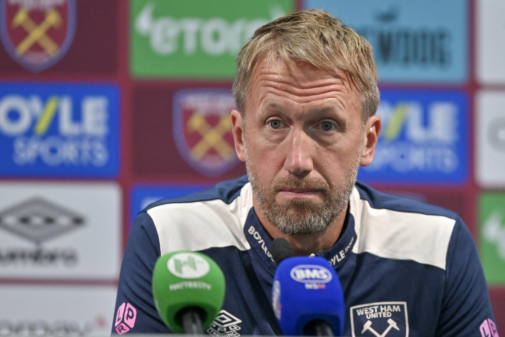 Former West Ham United manager Graham Potter.