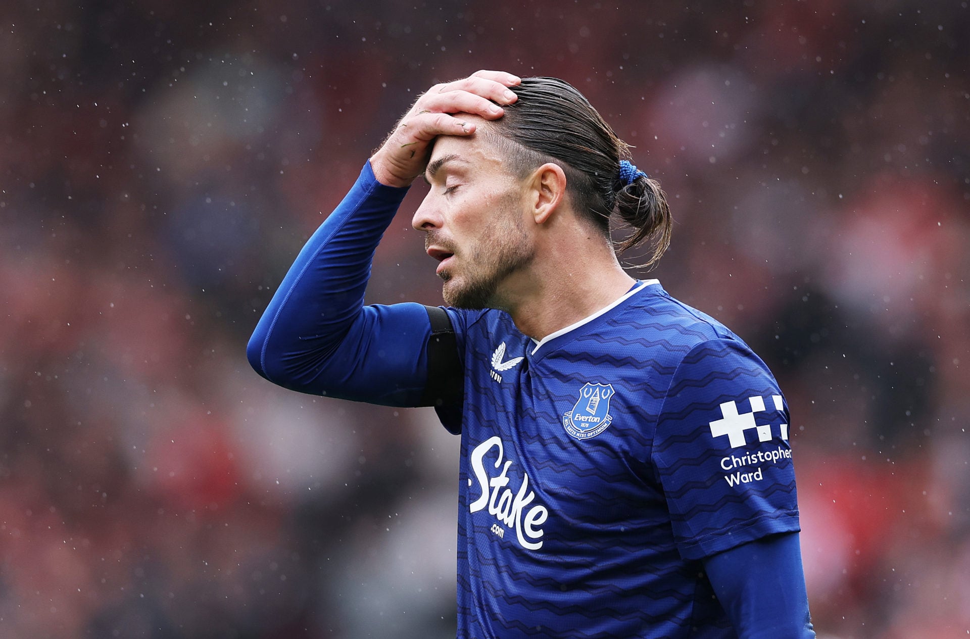 Everton winger Jack Grealish.