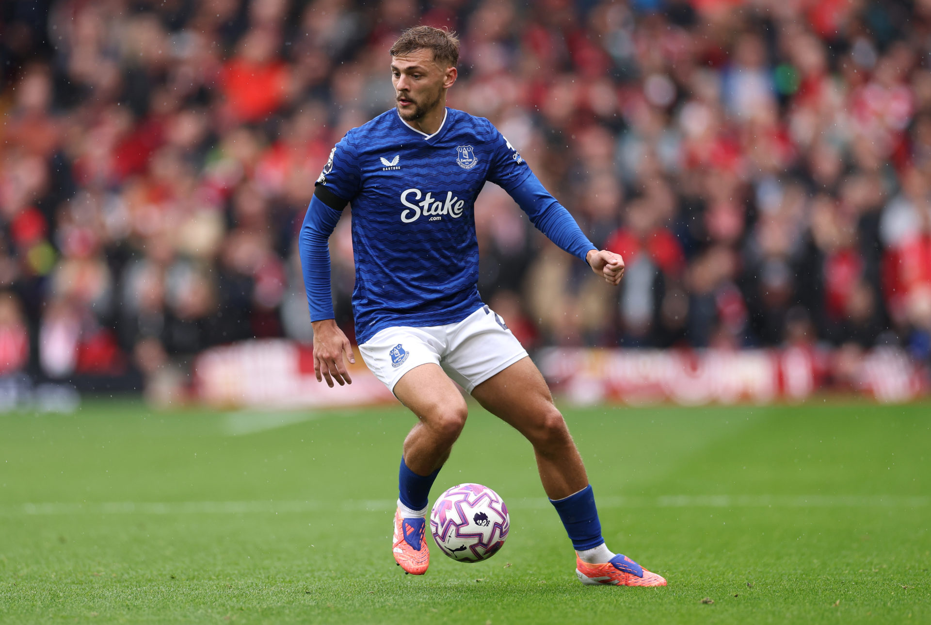 Everton midfielder Kiernan Dewsbury-Hall.