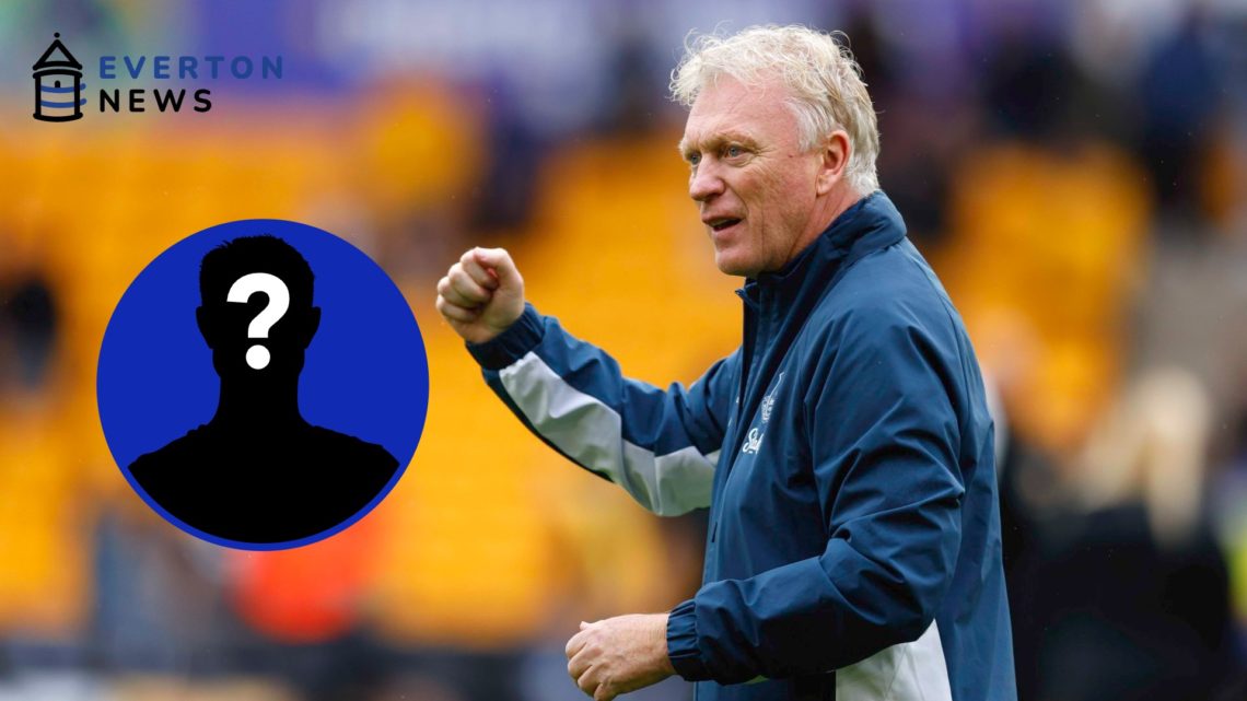 David Moyes celebrates after Everton's victory against Wolves at Molineux.