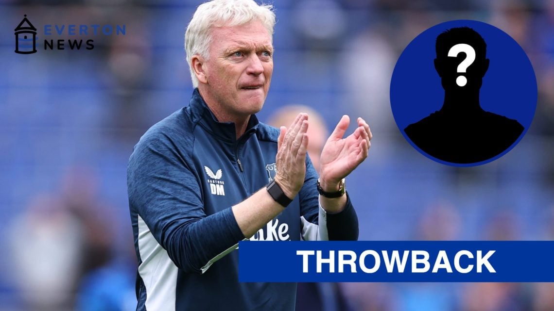 David Moyes applauds the Everton fans following their draw against Aston Villa.