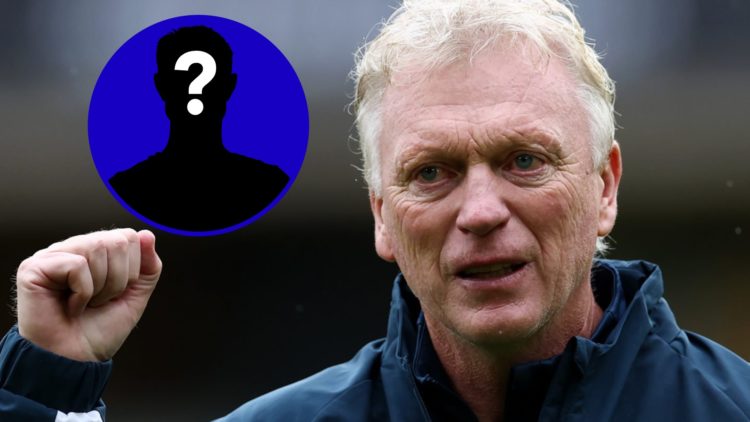 Everton manager David Moyes celebrates. Inset, EN mystery player.