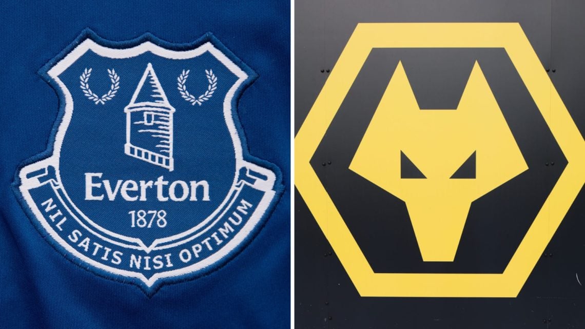 Everton and Wolves badges.