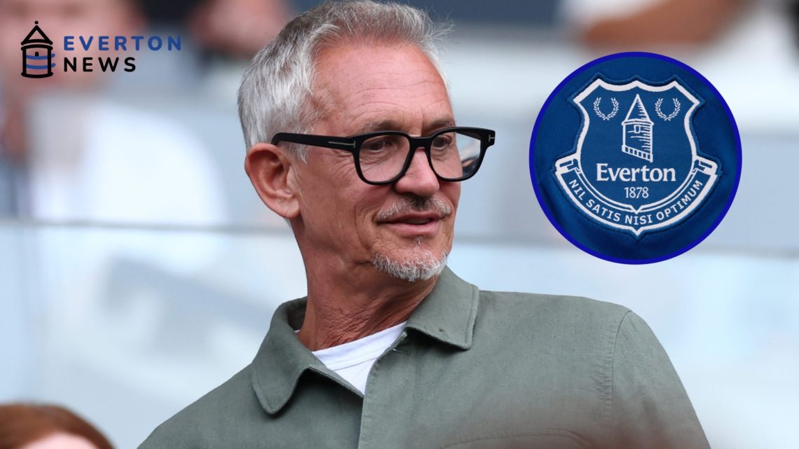 Gary Lineker attends Fulham vs Manchester United in the Premier League.