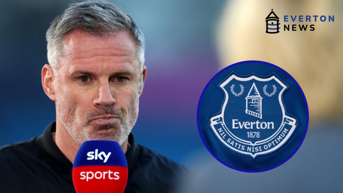 Jamie Carragher works for Sky Sports during Wolves vs Manchester City in the Premier League.