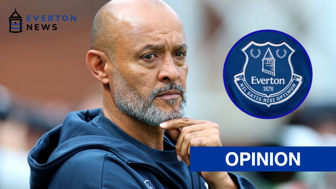 Nuno Espirito Santo looks on ahead of Crystal Palace vs Nottingham Forest.