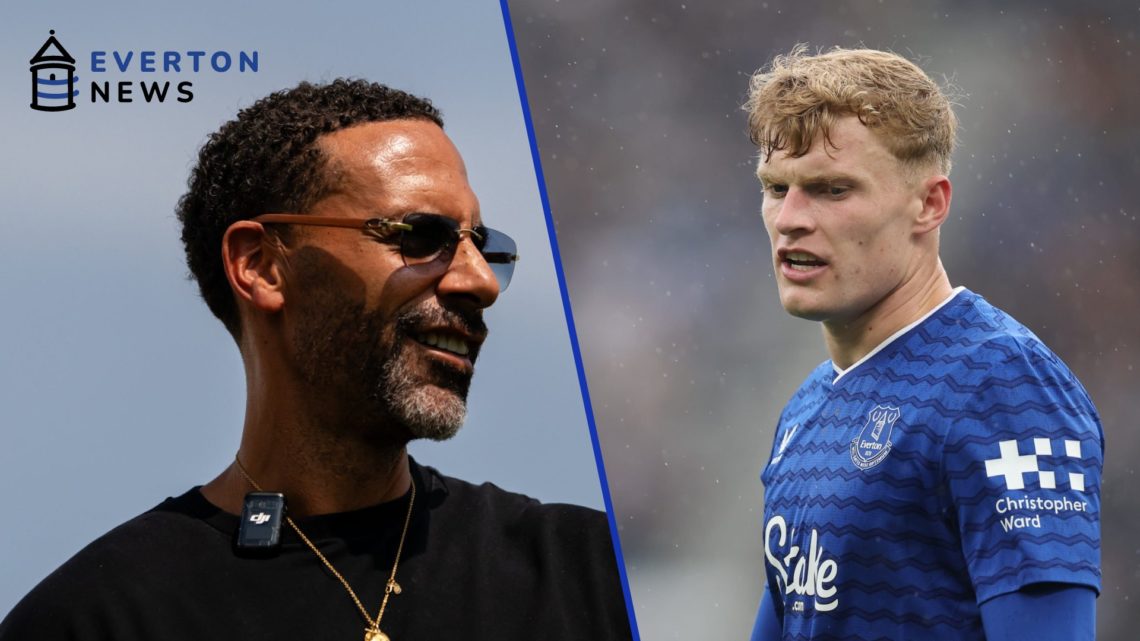 Rio Ferdinand watches Manchester Untied train in pre-season. Jarrad Branthwaite plays for Everton in a pre-season friendly vs AS Roma.