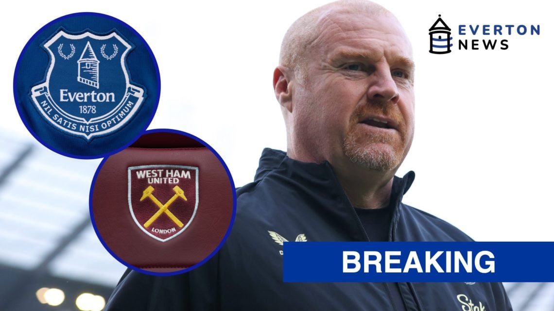 Sean Dyche reacts ahead of Manchester City vs West Ham.