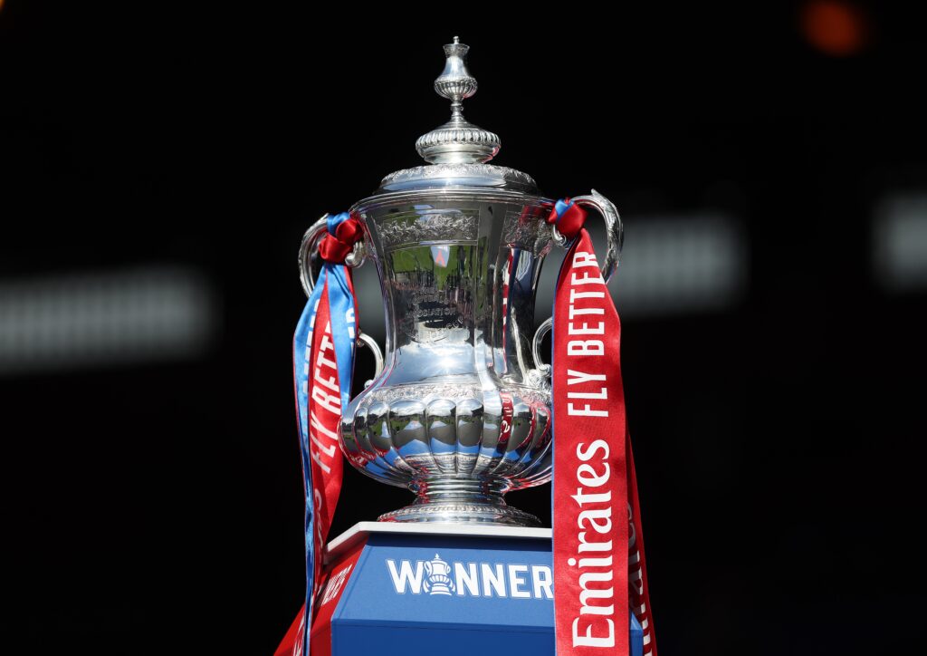 FA Cup trophy.
