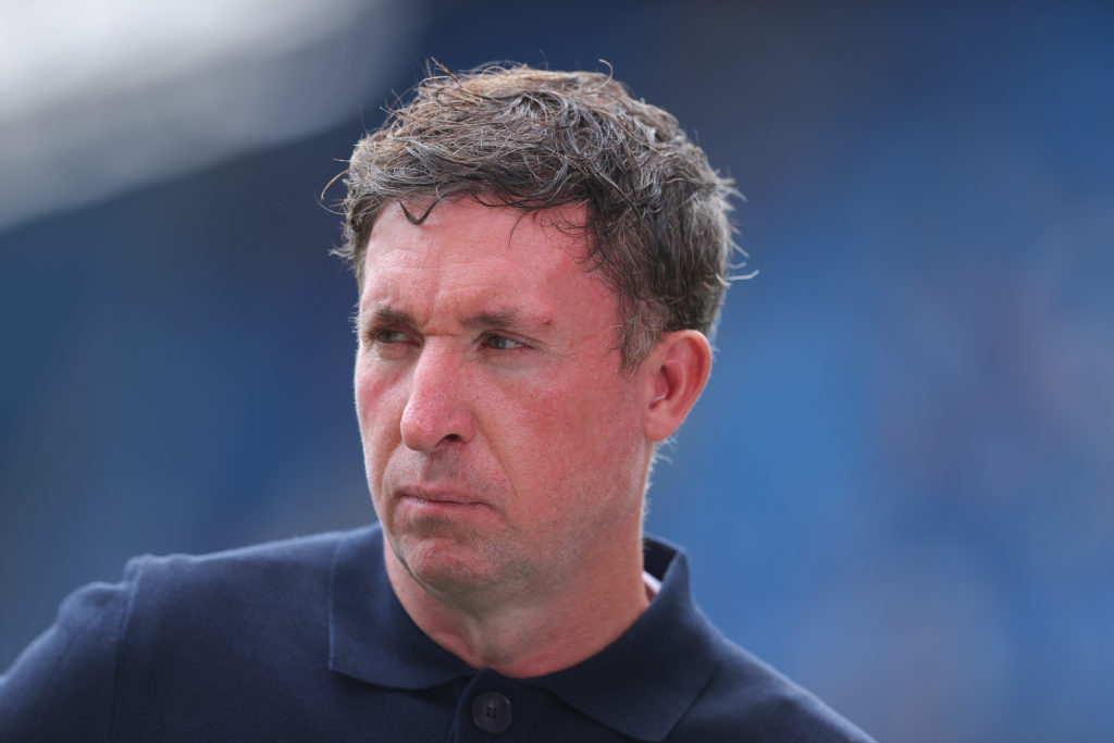 Stan Sport pundit Robbie Fowler during the Premier League match between Manchester City and Tottenham Hotspur