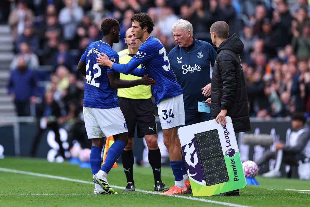 Everton midfielder Merlin Rohl.
