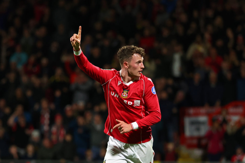 Wrexham attacker Nathan Broadhead.