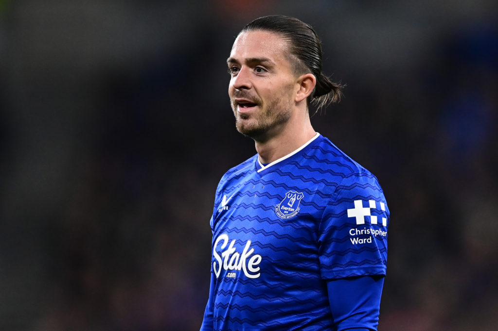 Everton winger Jack Grealish.