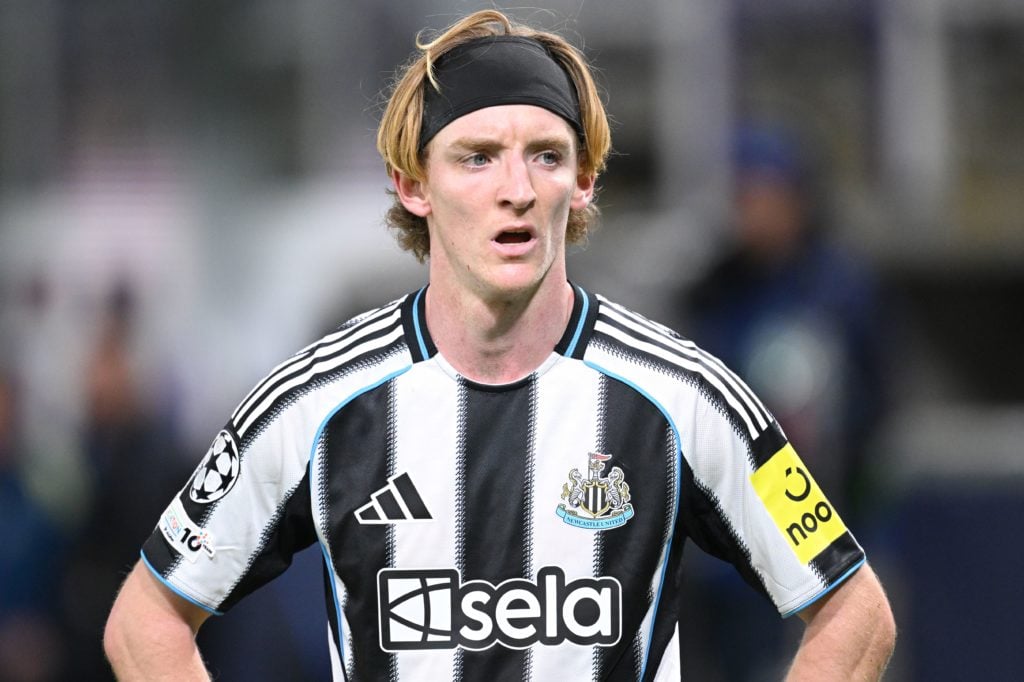Newcastle United winger Anthony Gordon.