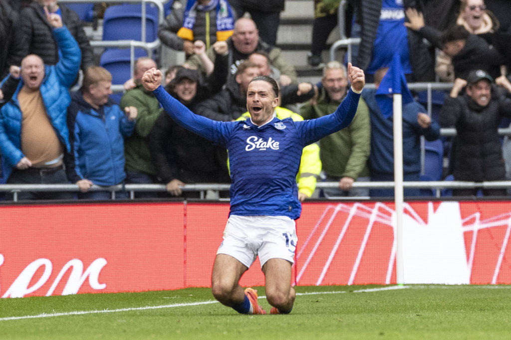 Everton winger Jack Grealish.