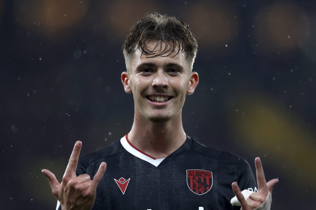 West Bromwich Albion midfielder Isaac Price.