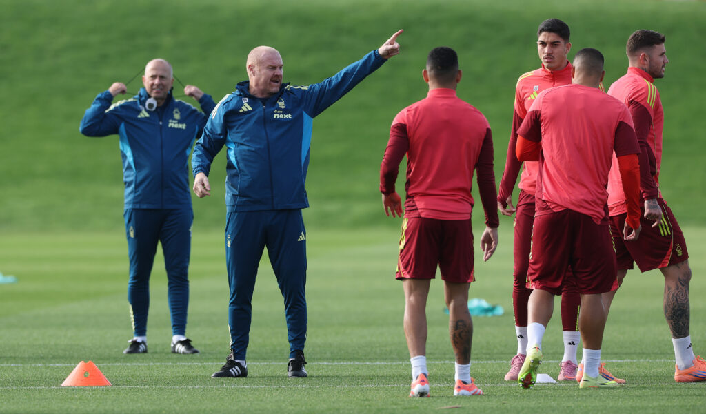 Nottingham Forest FC Training Session And Press Conference - UEFA Europa League 2025/26 League Phase MD3