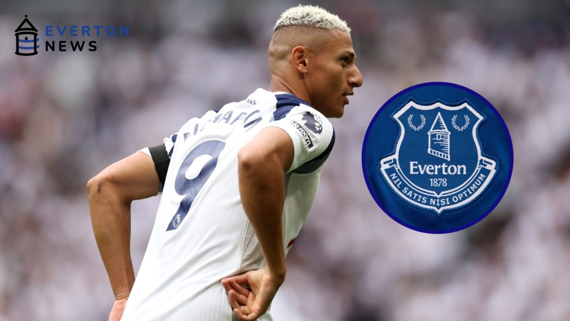Richarlison celebrates after scoring for Tottenham Hotspur against Burnley.