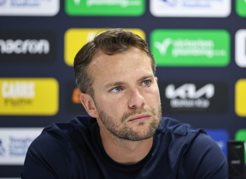 Plymouth Argyle manager Tom Cleverley.