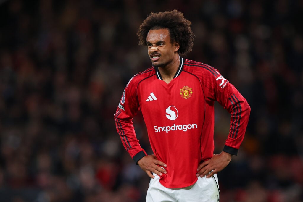 Manchester United striker Joshua Zirkzee.