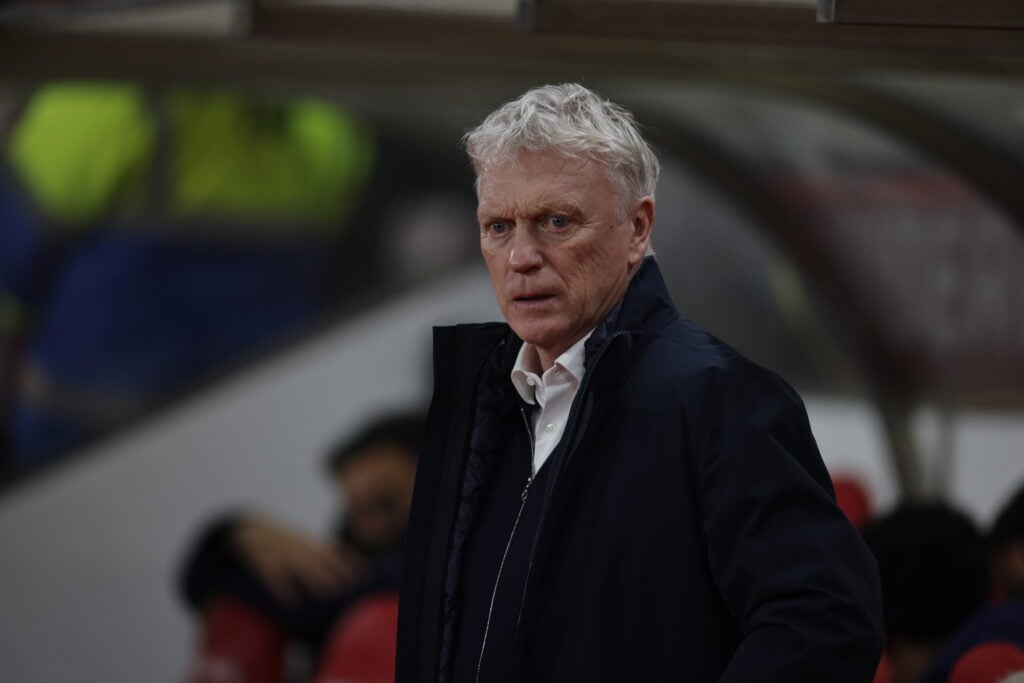 Everton manager David Moyes looks on against Sunderland.