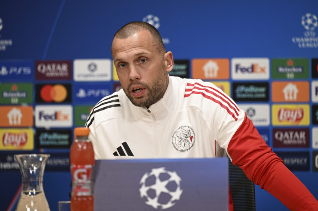 Ajax manager John Heitinga.