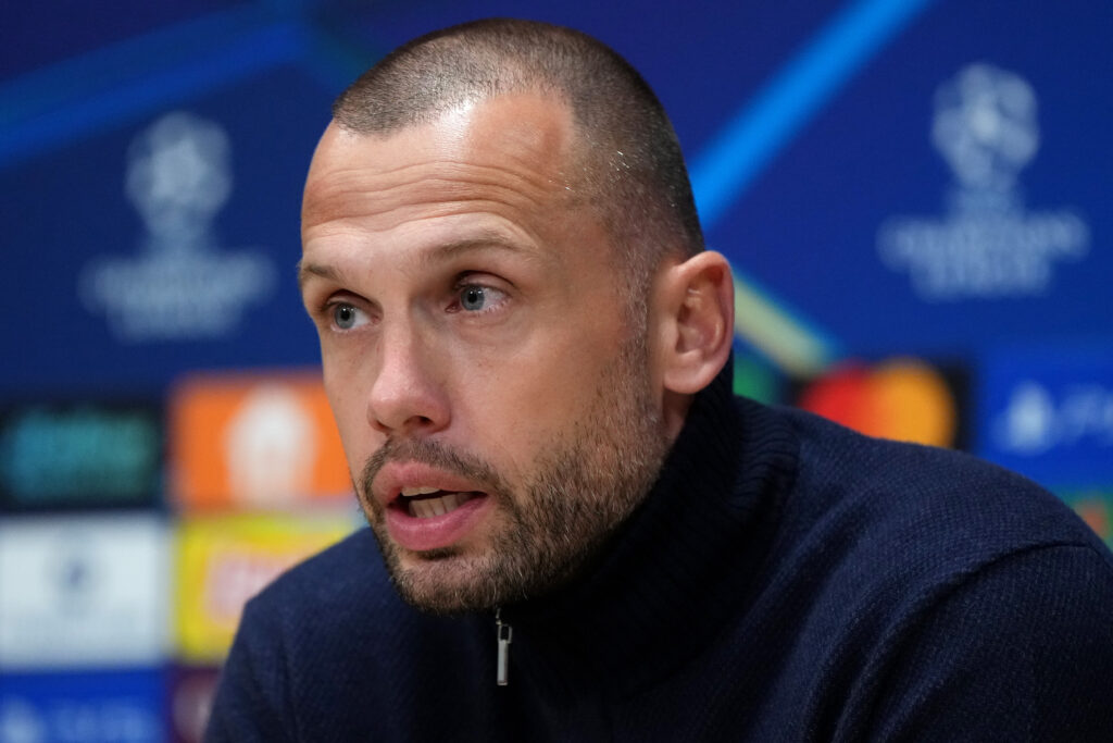 Ajax manager John Heitinga.