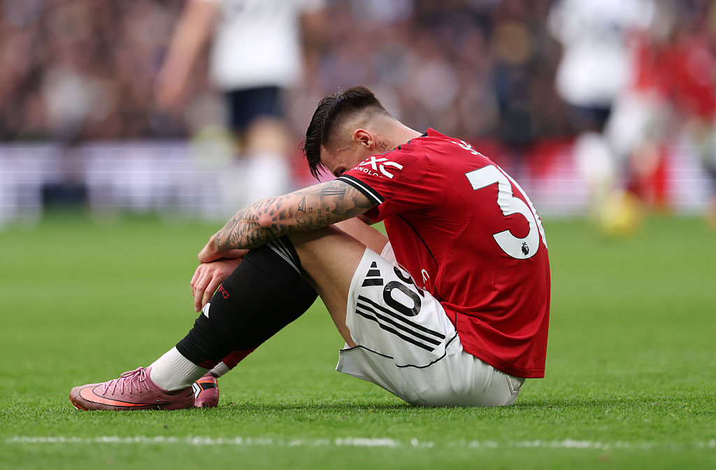 Man United striker Benjamin Sesko.