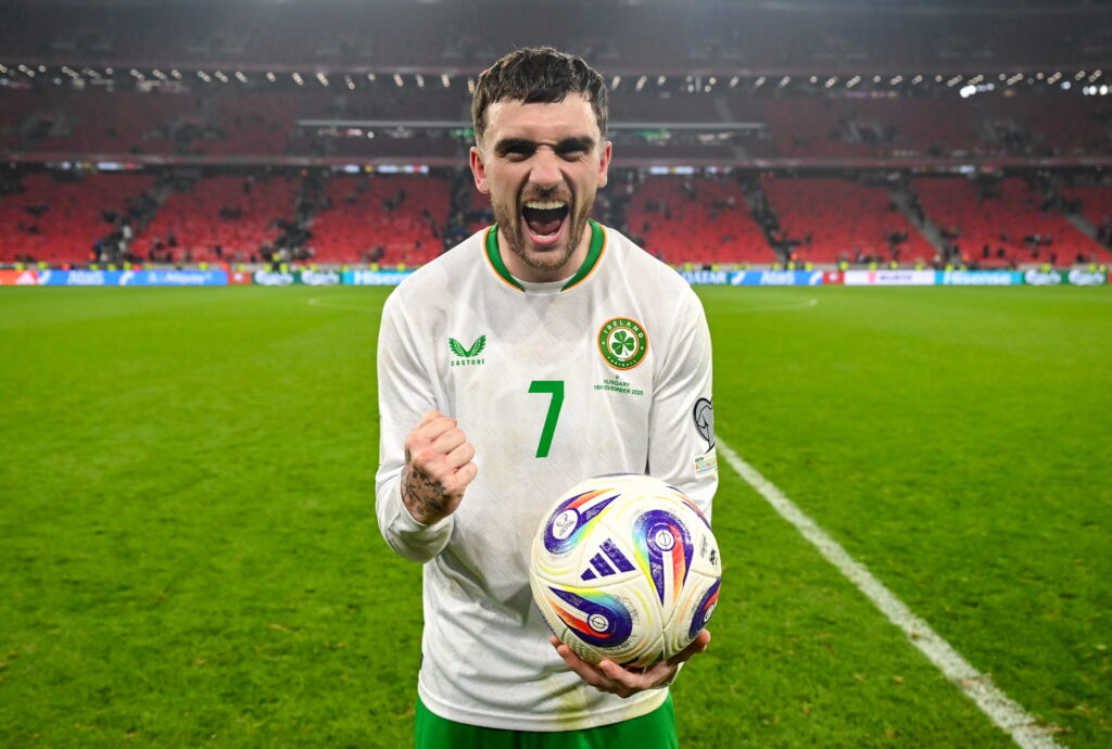 Republic of Ireland striker Troy Parrott.