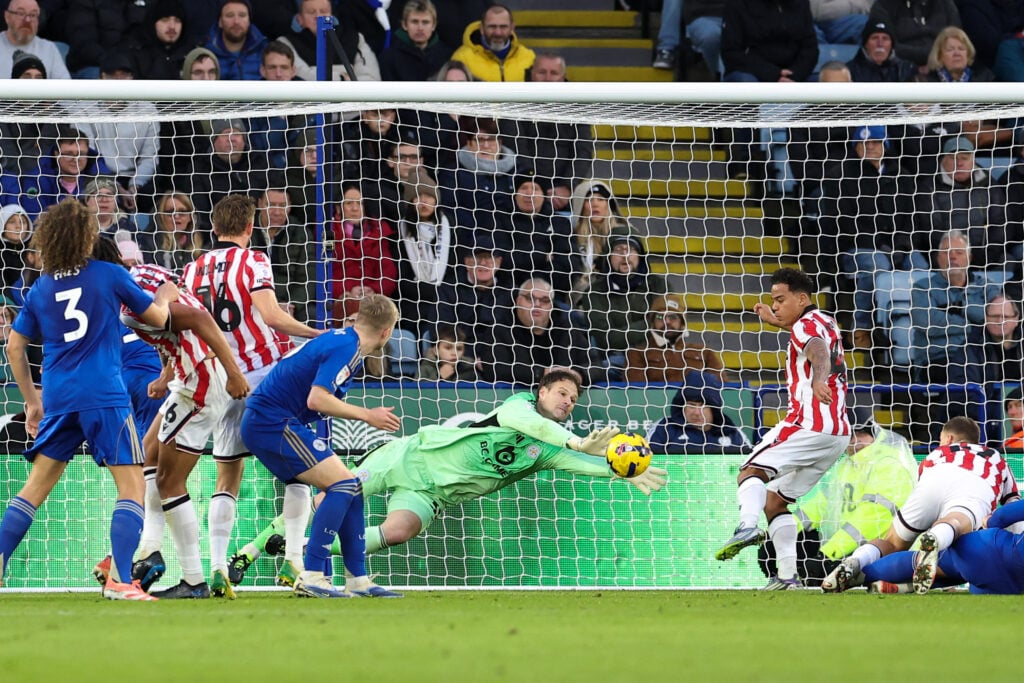 Leicester City goalkeeper Asmir Begovic.