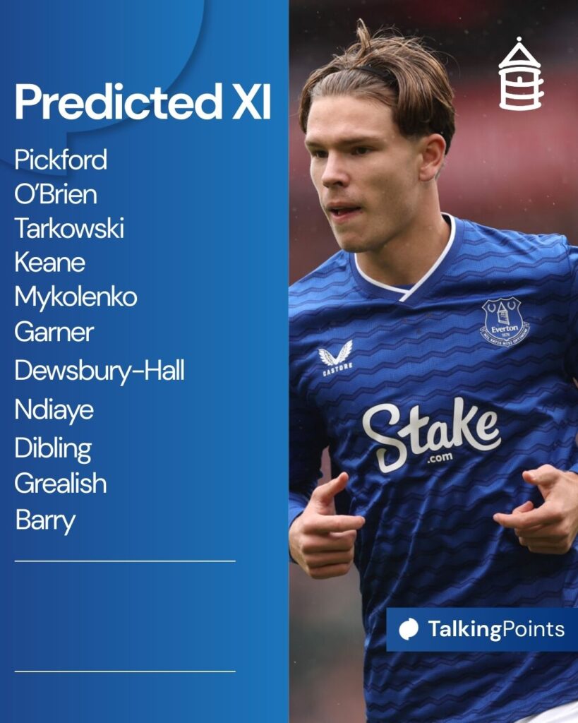 Everton vs Chelsea predicted XI.