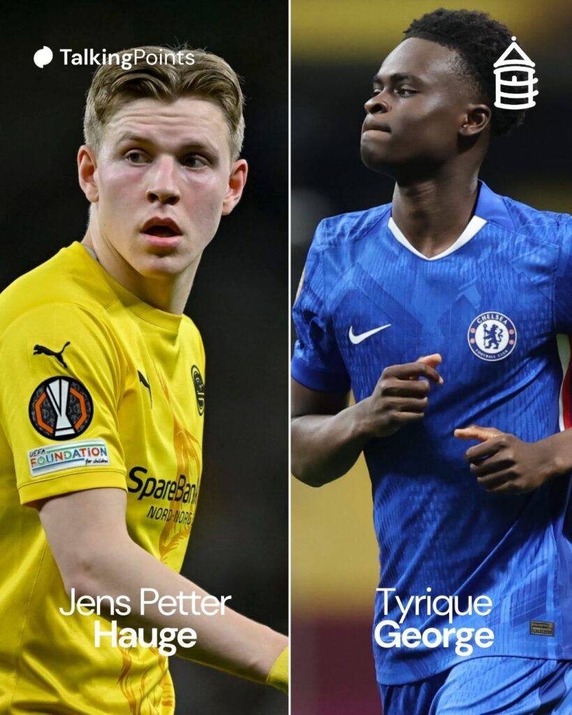 Jens Petter Hauge and Tyrique George