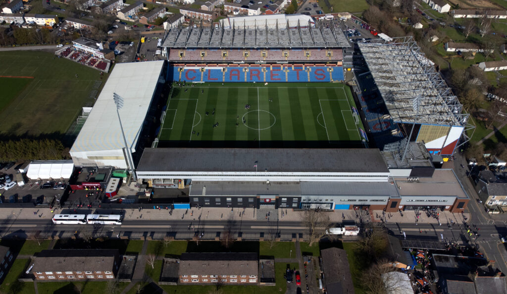 Burnley's Turf Moor Stadium.