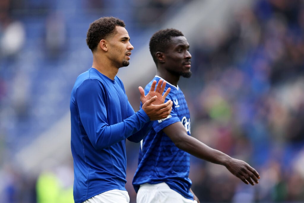 Everton stars Iliman Ndiaye and Idrissa Gana Gueye.