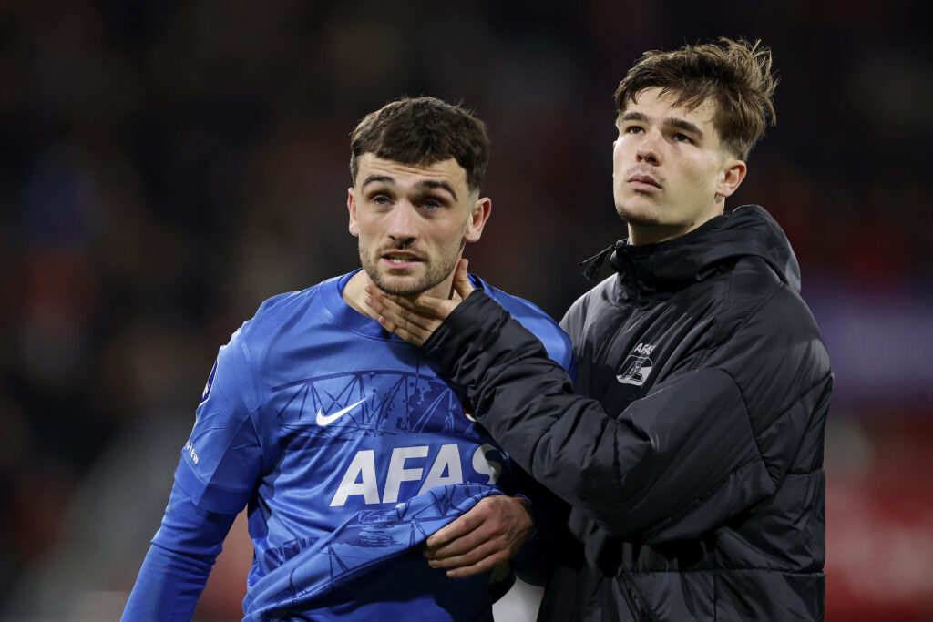 AZ Alkmaar striker Troy Parrott.