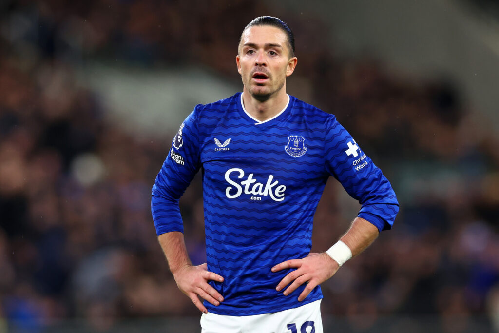Everton winger Jack Grealish.