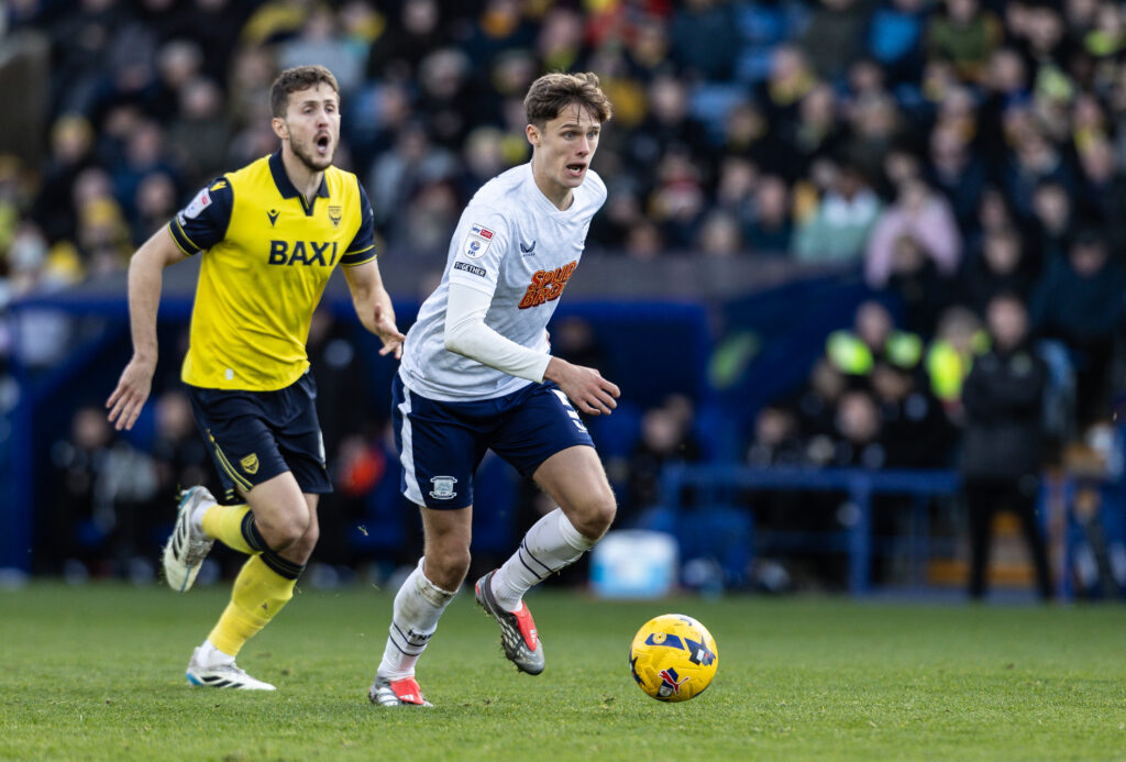 Preston North End midfielder Harrison Armstrong.