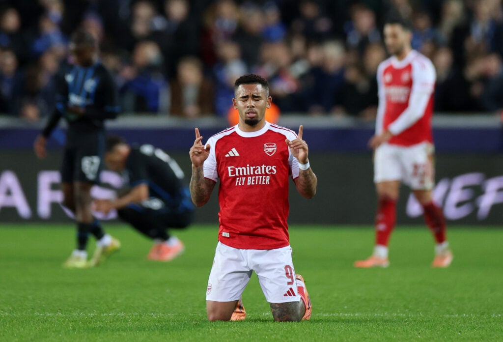 Arsenal striker Gabriel Jesus.